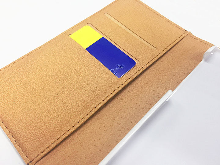 【送料無料】ビール生地柄スマホ手帳型ケース